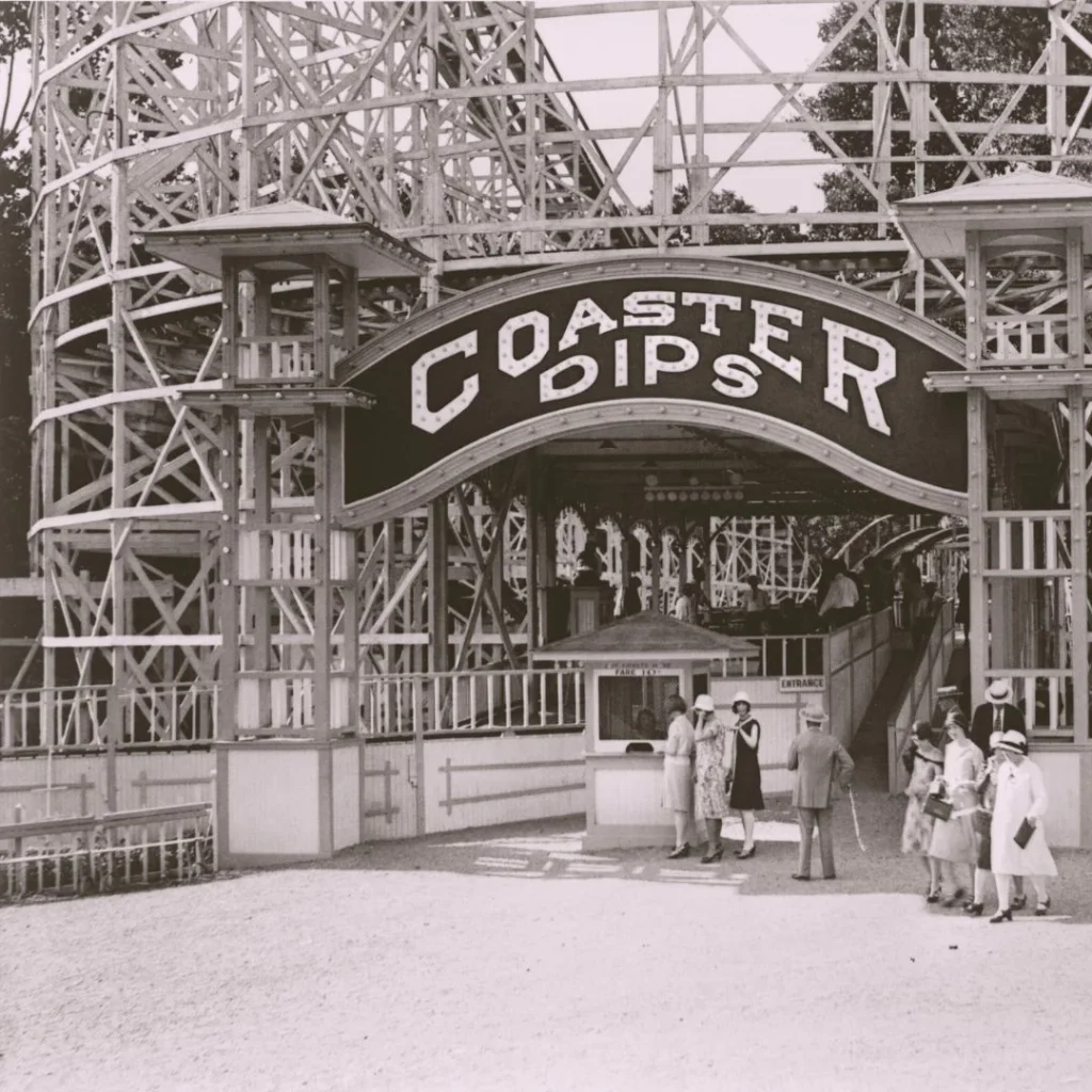 One of the old rides at Glen Echo Park