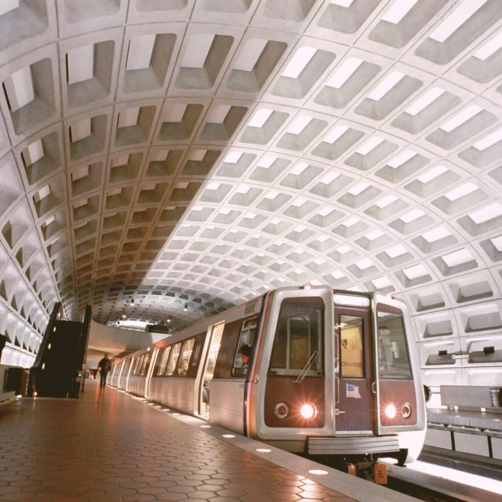 The Washington DC Metro is clean & efficient