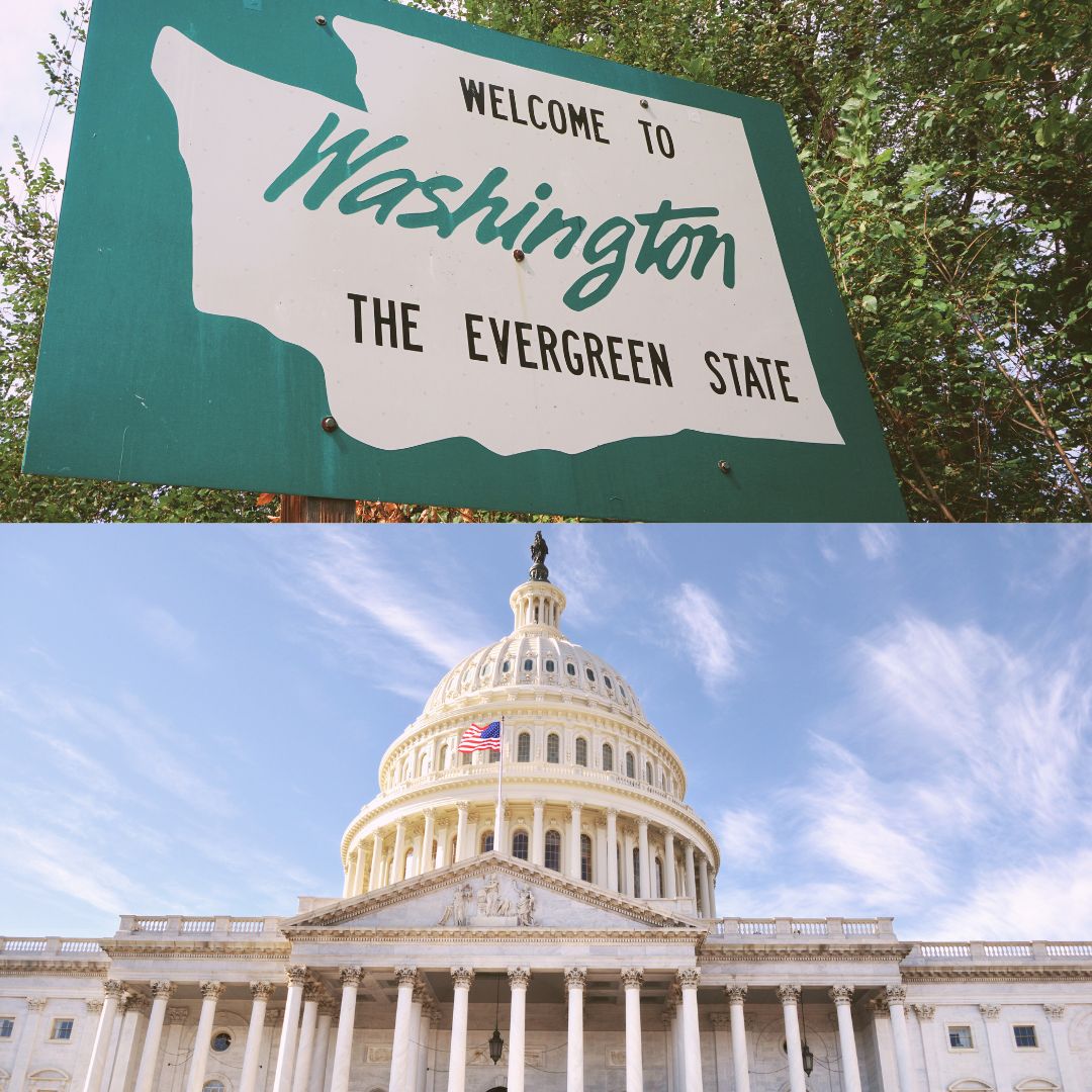 Washington dc vs washington state